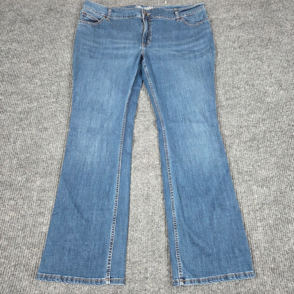 Wrangler Womens Ultimate Riding Bootcut Jeans Medium Wash Blue Denim 26584